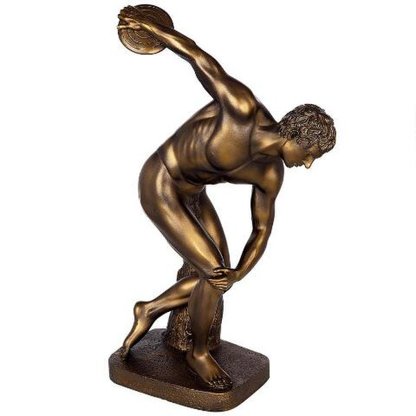Discobolus Sculpture Bronze gift Discus Classical Figurines Olympics Statue